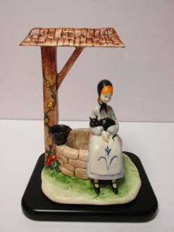 "Sweet Contemplation" by P Buckley Moss - porcelain figurine<br>(Click on picture for full details)<br>